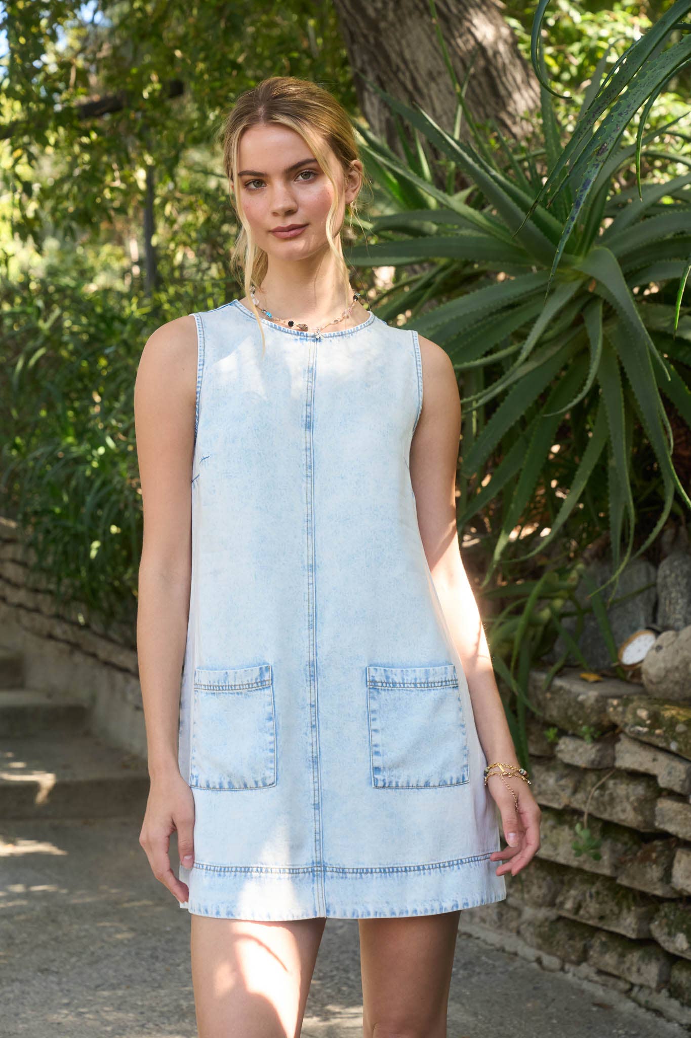 sweetheart sleeveless midi dress in stripe MorganWerner on LTK